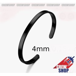 Pulsera Negra 4mm