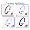 Pulsera plata 6mm